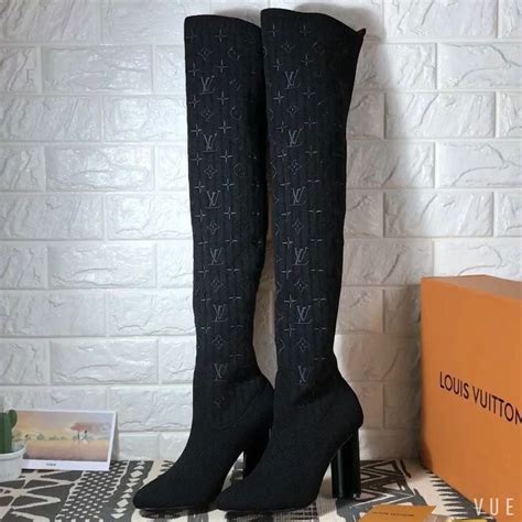 lv over the knee boots|louis vuitton platform boots.